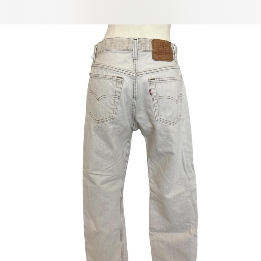 Vintage Levis 501 jeans Made in USA white 28”
